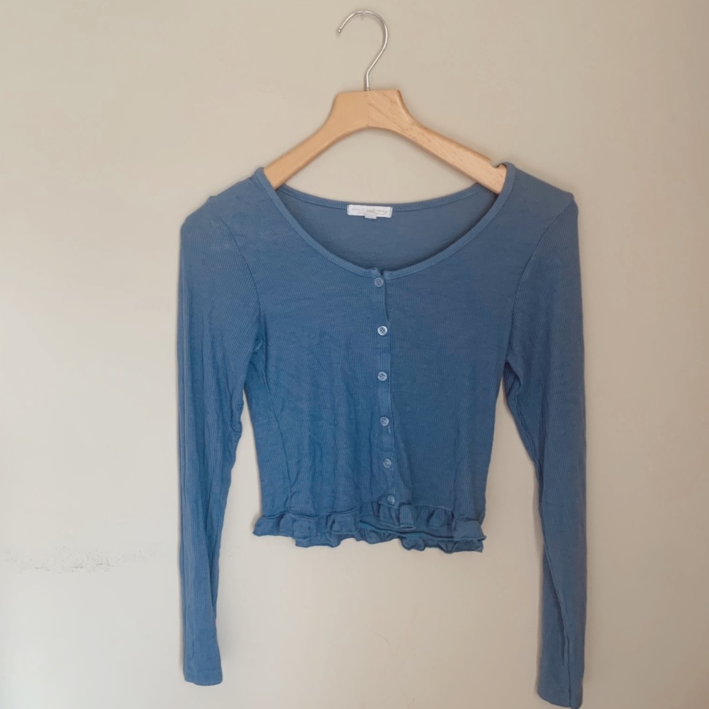 american eagle crop long sleeve